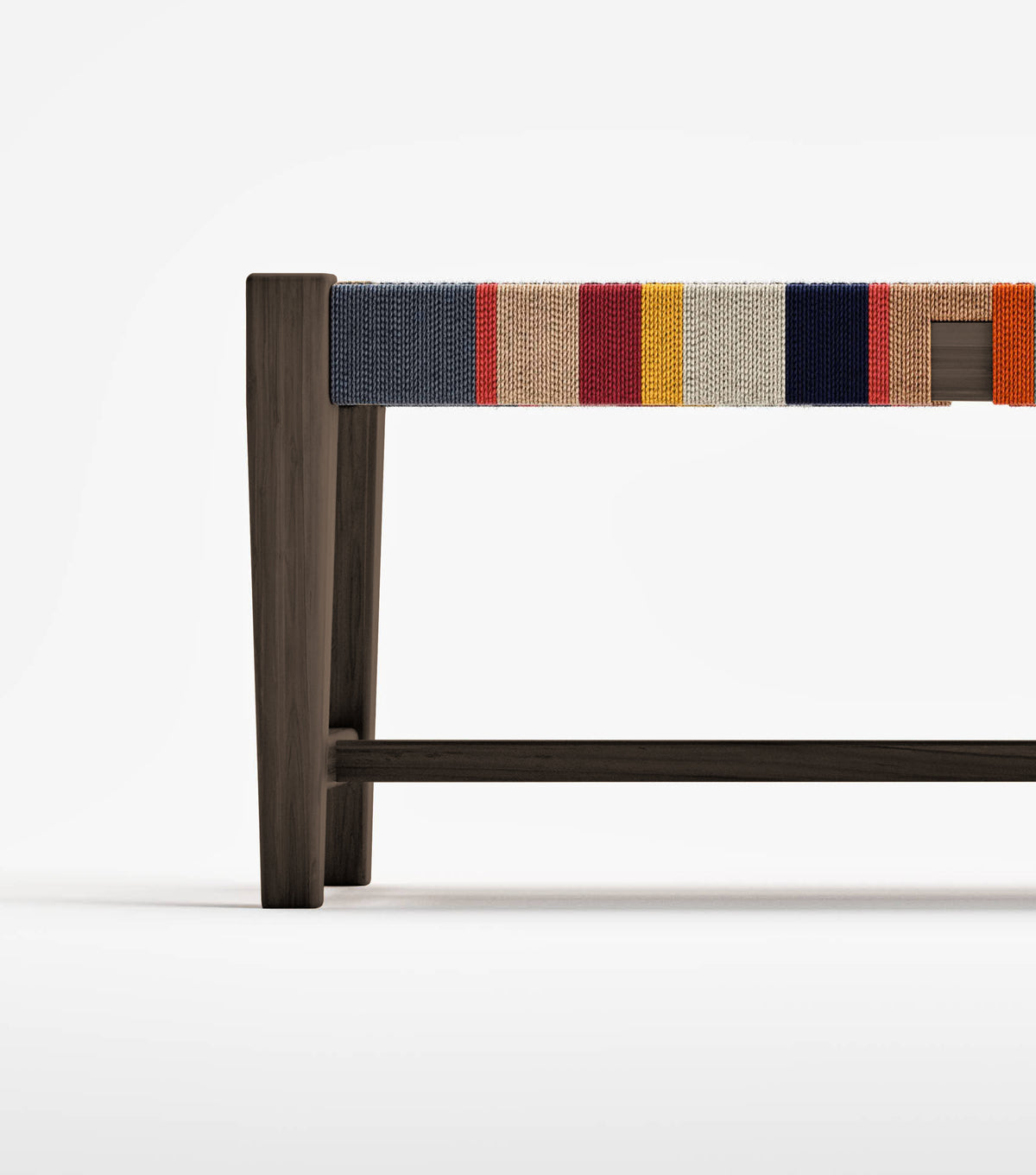 Walnut / San Geronimo Pattern / 59" | Seats 3